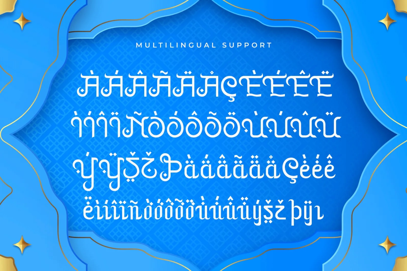 Qamira – Modern Arabic Display Font (preview 5 of 5)