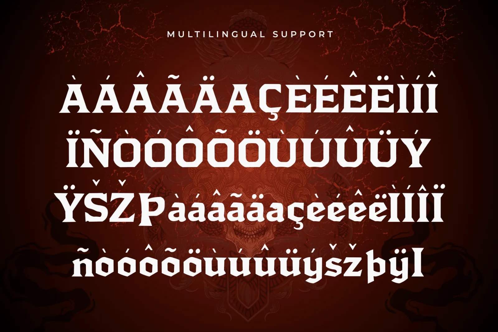Gotharion – Modern Gothic Blackletter Font (preview 5 of 5)