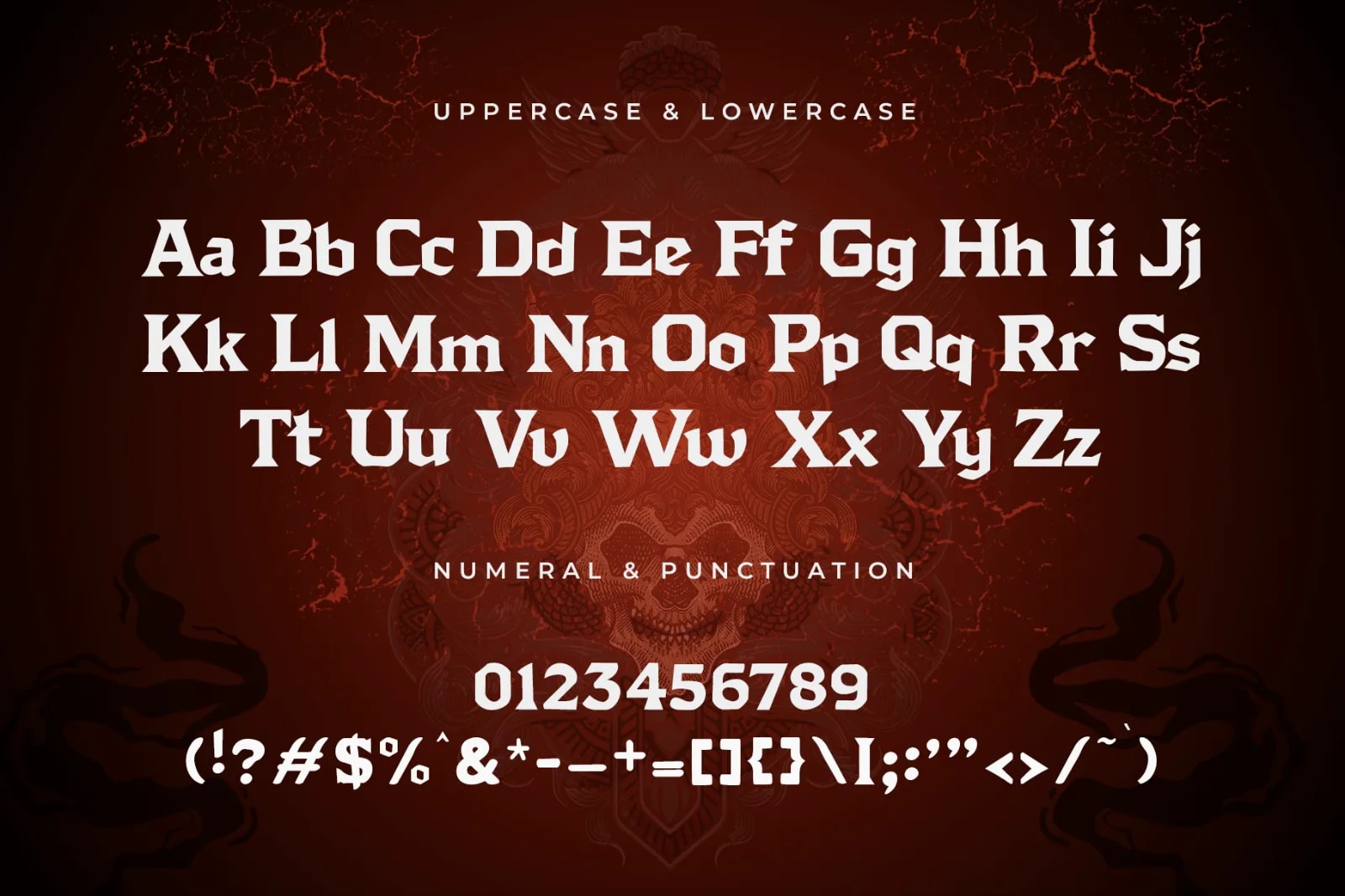 Gotharion – Modern Gothic Blackletter Font (preview 4 of 5)