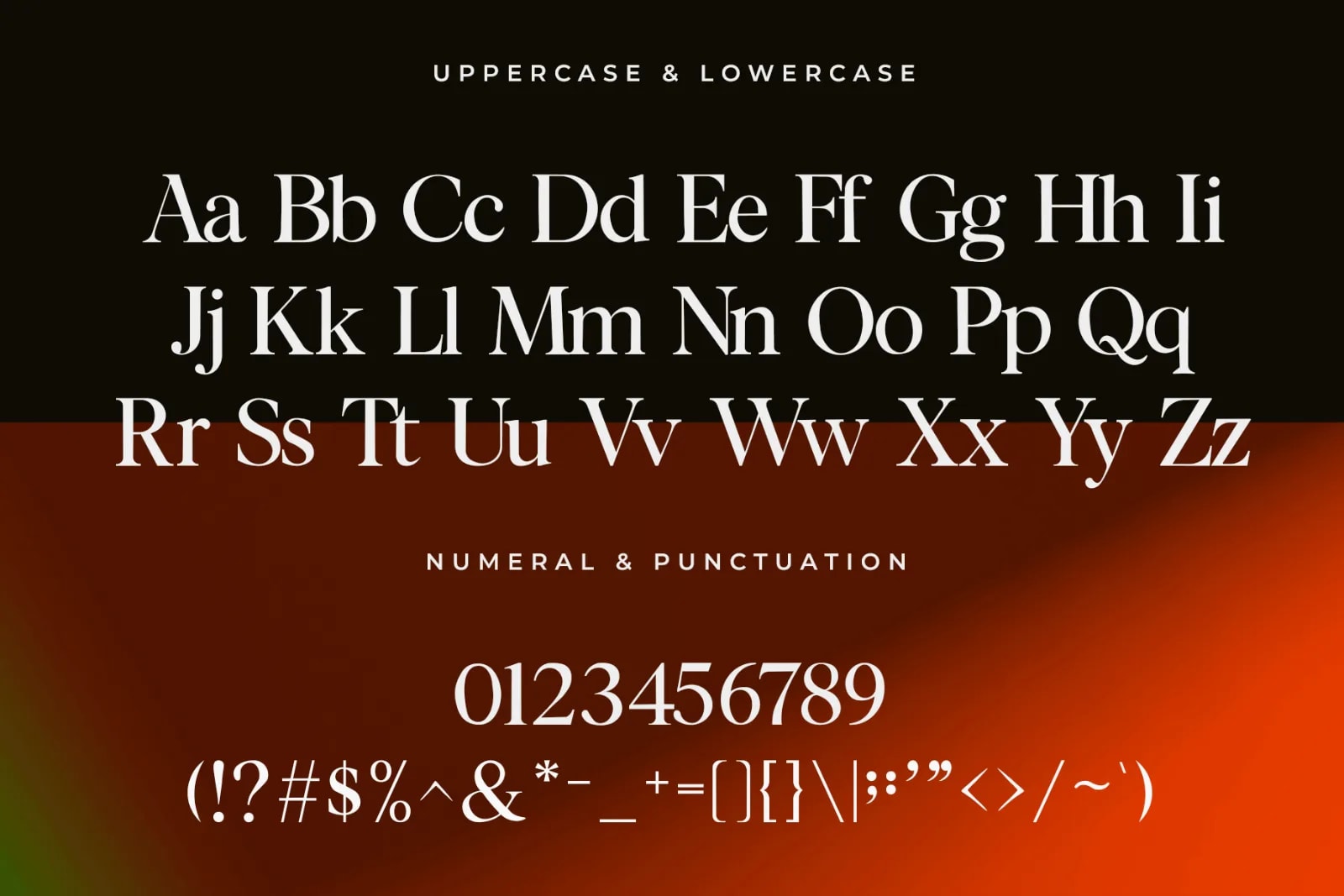 Orvalesse – Modern Elegant Serif Font (preview 4 of 5)