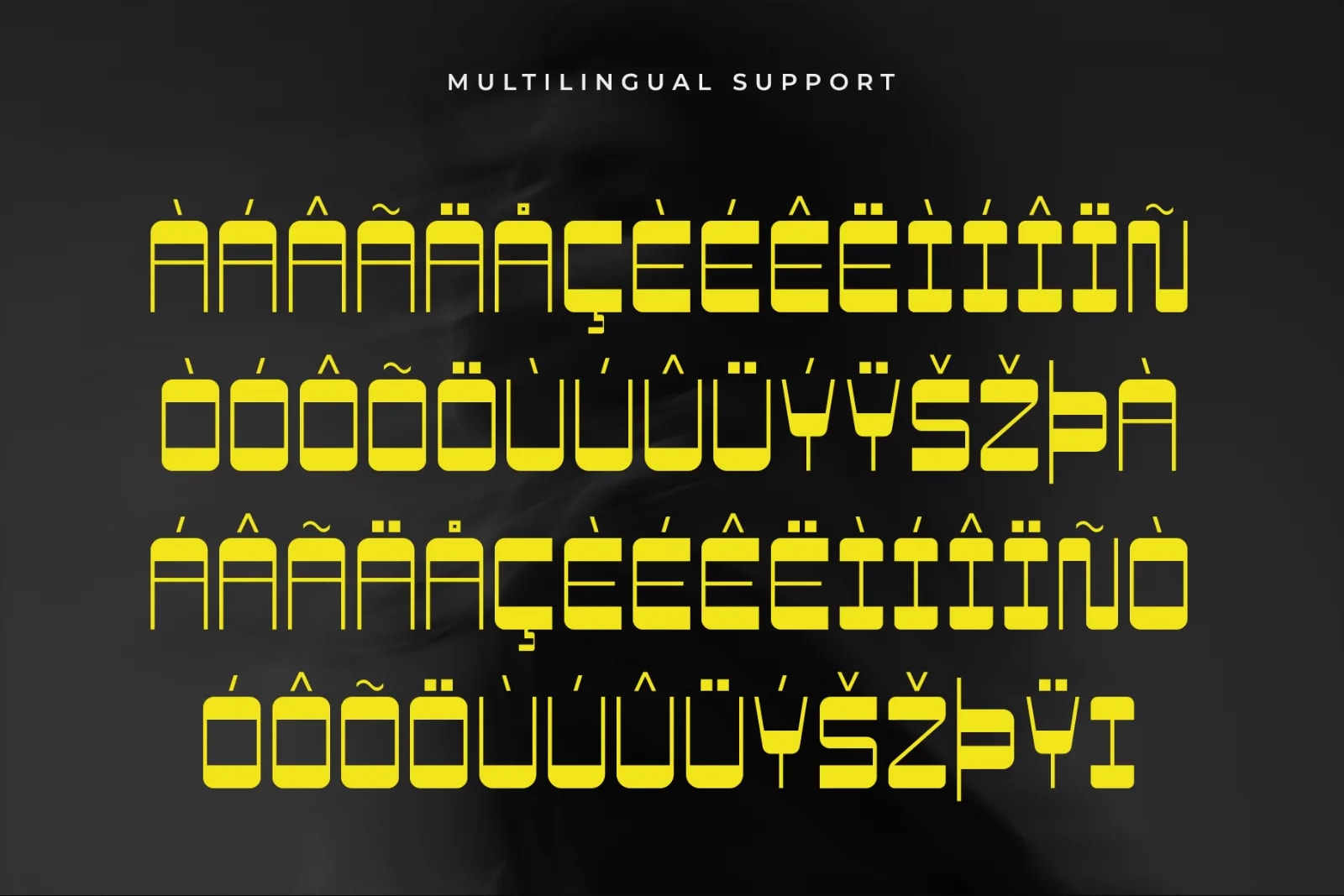Zavero – Modern Geometric Display Font (preview 5 of 5)