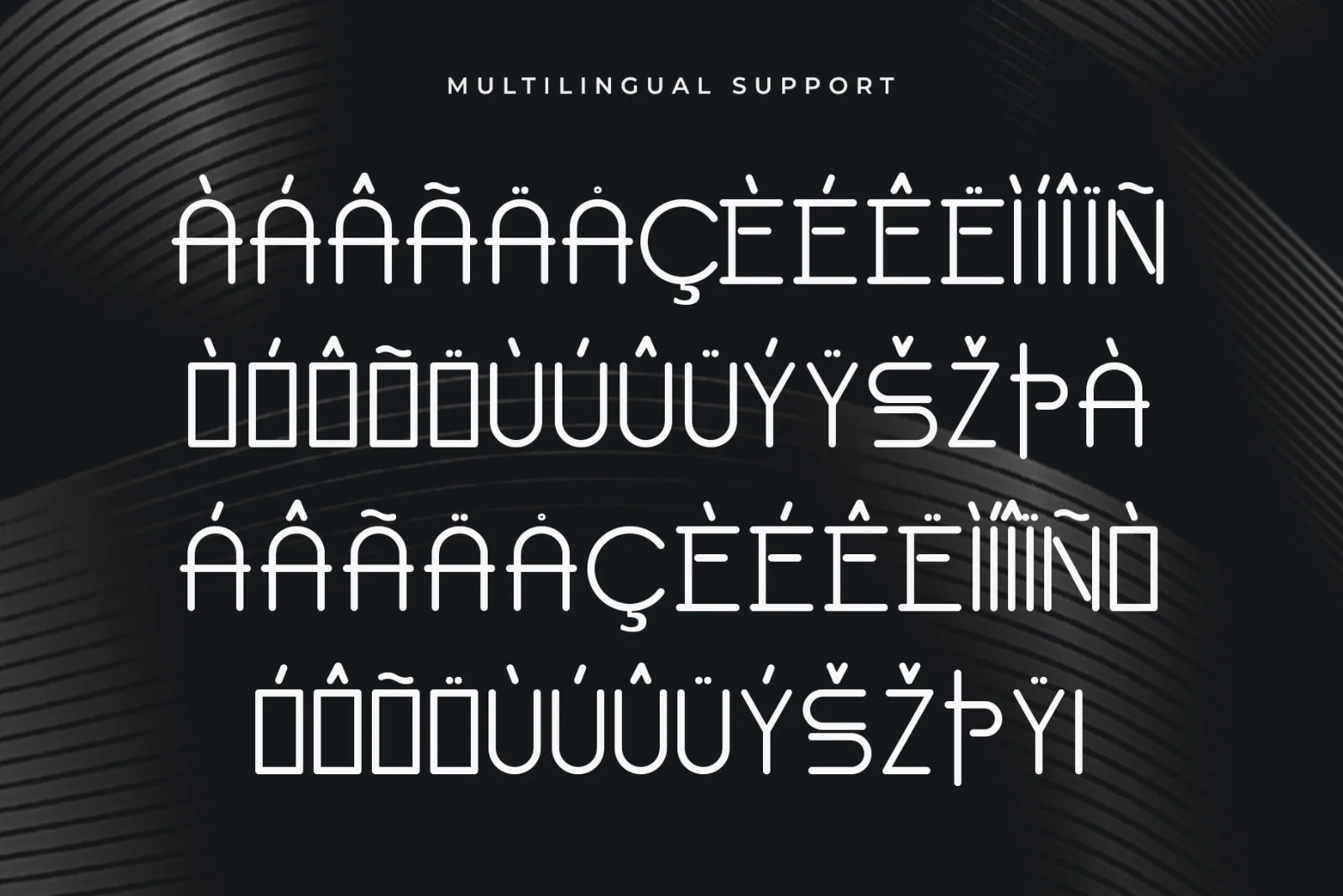 Crosbe – Modern Geometric Display Font (preview 5 of 5)