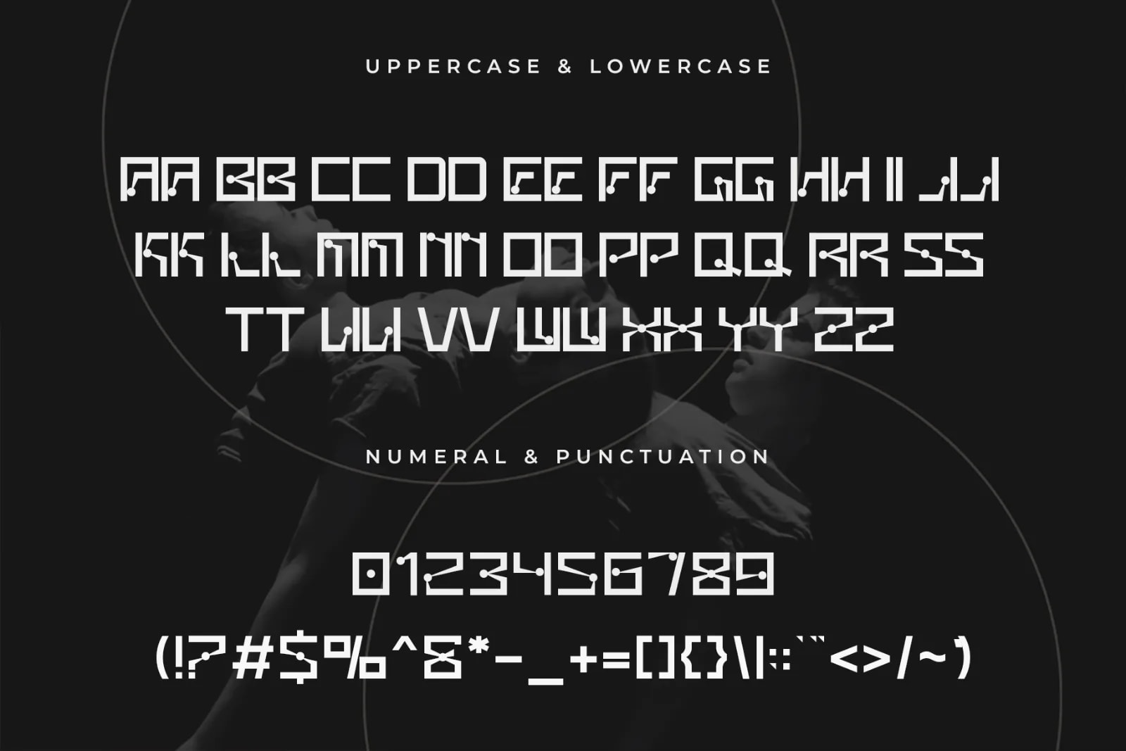 Agora – Modern Geometric Display Font (preview 4 of 5)