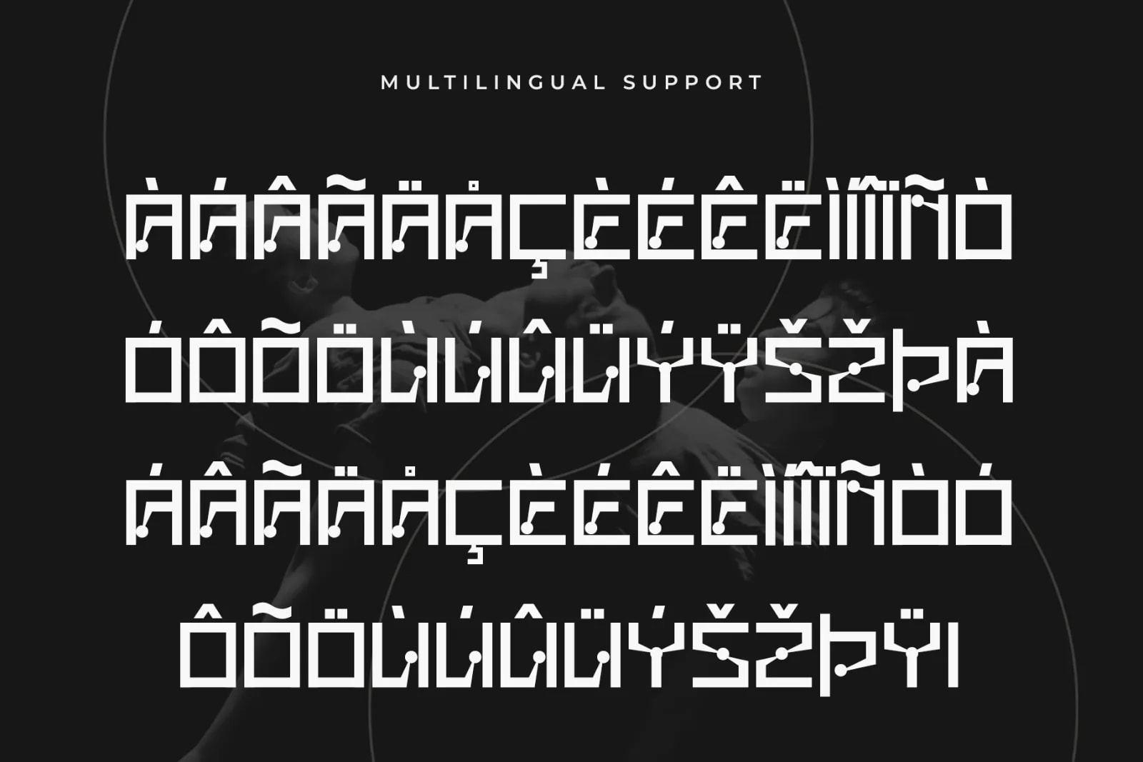 Agora – Modern Geometric Display Font (preview 5 of 5)