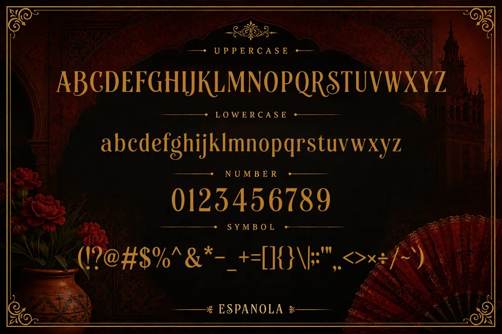 Espanola – Modern Spanish Elegant Display Serif Font (preview 4 of 5)