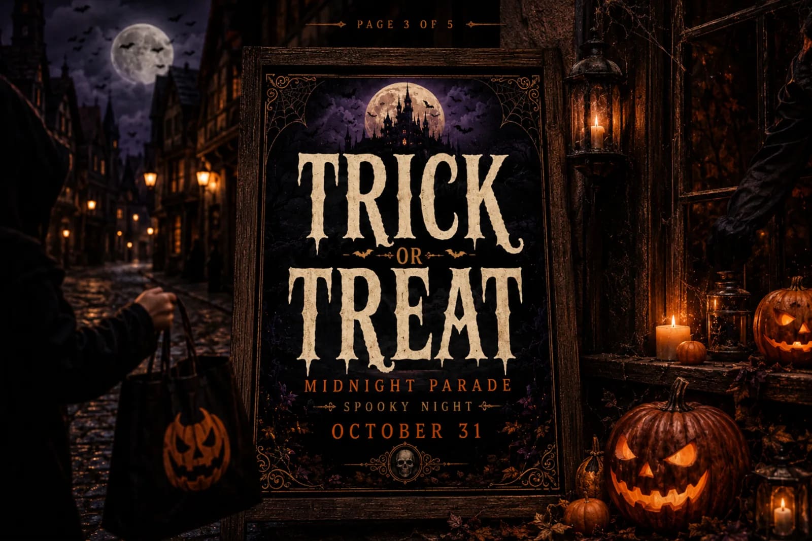 Pumpkin Ritual – Modern Halloween Horror Display Font (preview 2 of 5)