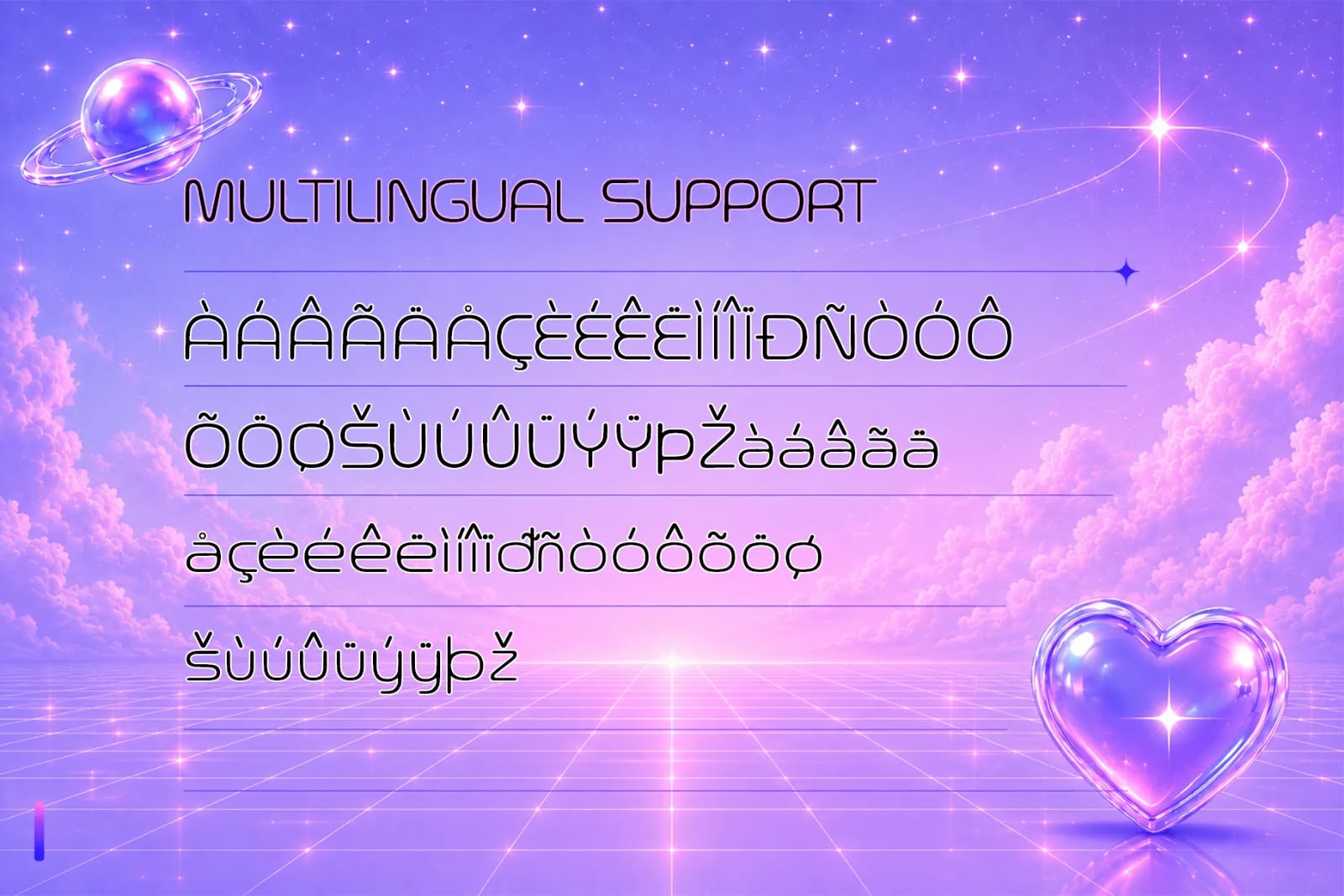 Soft Modem – Soft Y2K Futuristic Display Font (preview 5 of 5)