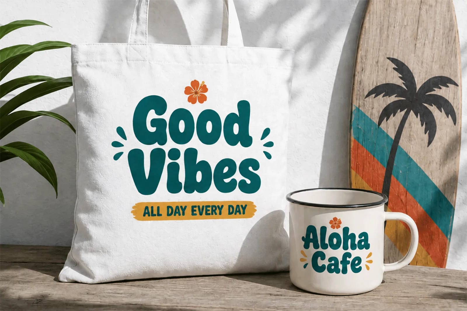 Aloha Vibes – Tropical Hawaiian-Inspired Playful Display Font (preview 2 of 5)