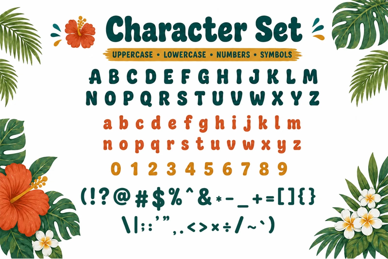 Aloha Vibes – Tropical Hawaiian-Inspired Playful Display Font (preview 4 of 5)