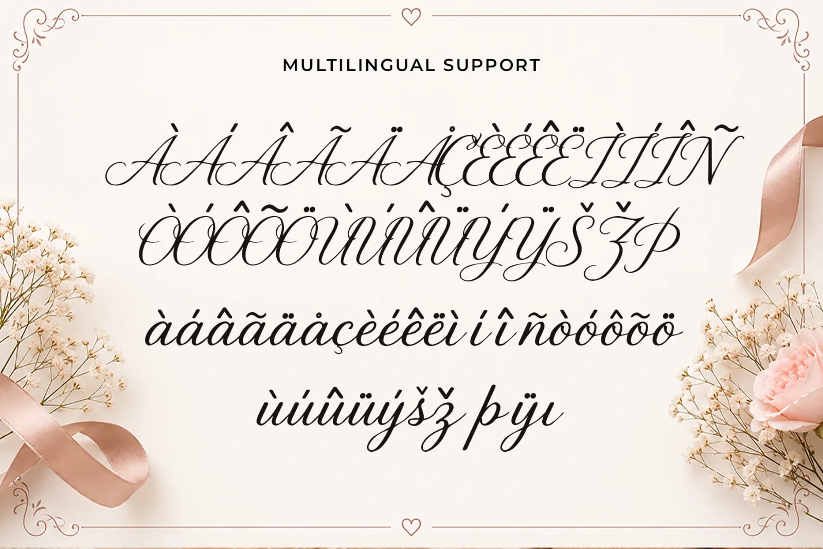 Velvet Letters – Modern Romantic Script Font (preview 5 of 5)