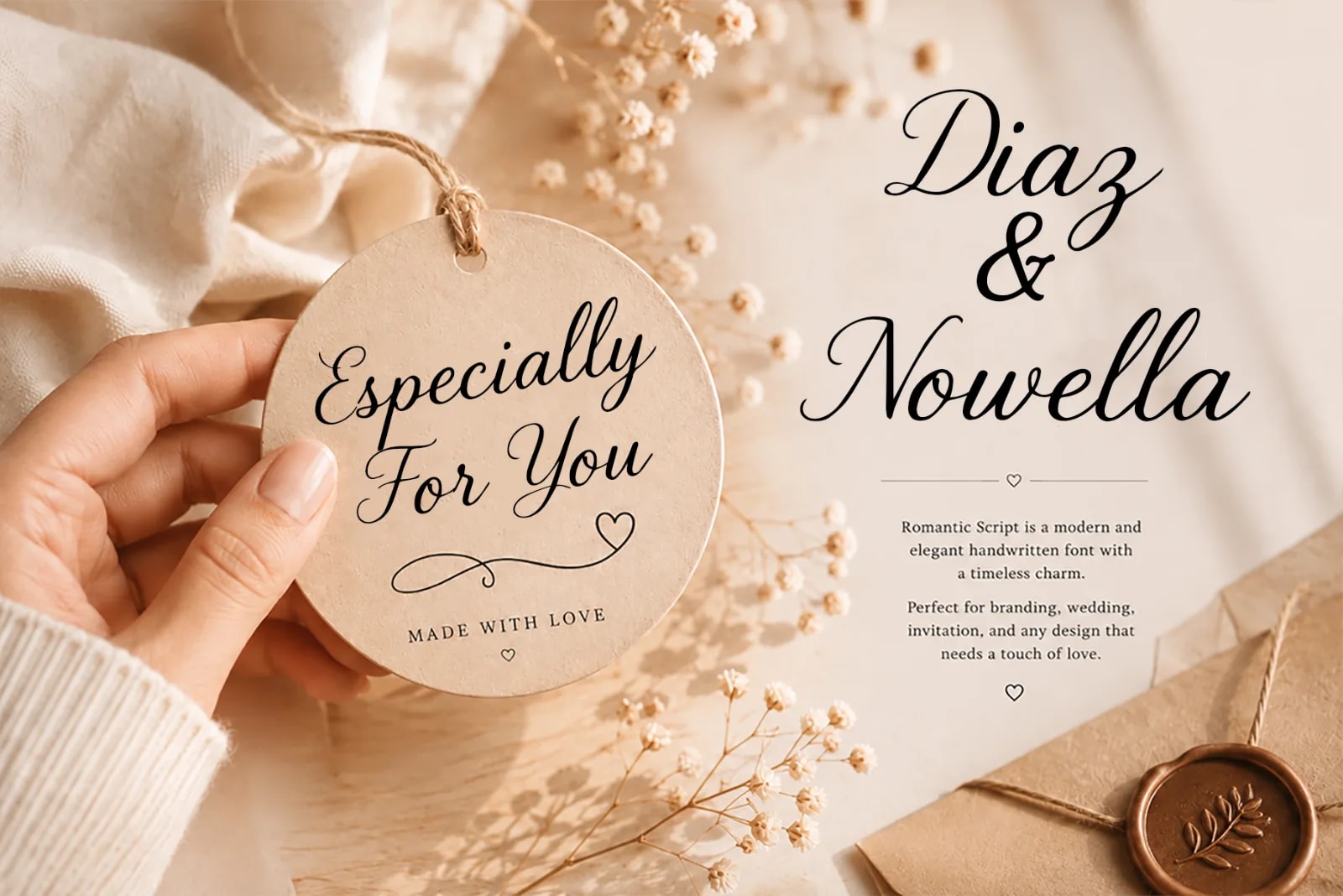Velvet Letters – Modern Romantic Script Font (preview 3 of 5)