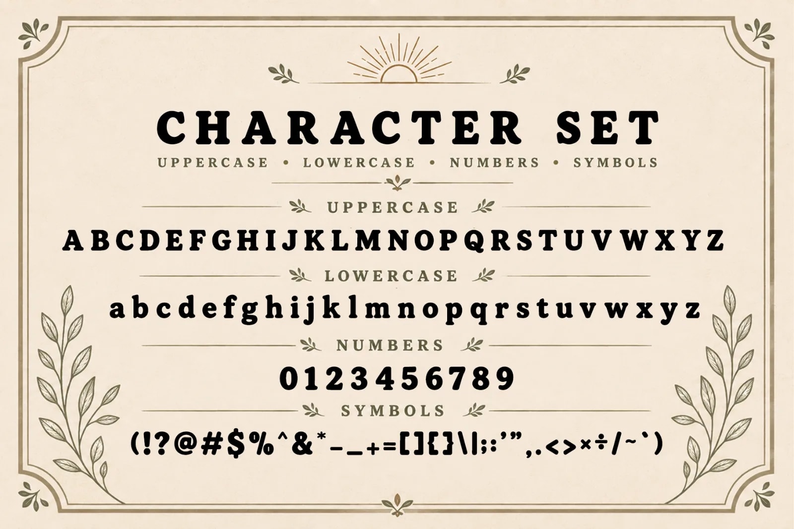 Sunny Acres – Bold Vintage Serif Display Font (preview 4 of 5)