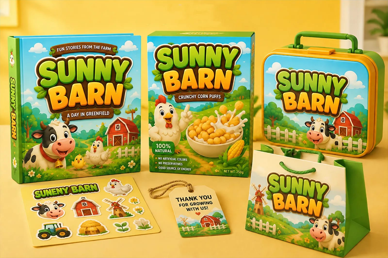 Green Field – Modern Kids Display Font (preview 2 of 5)