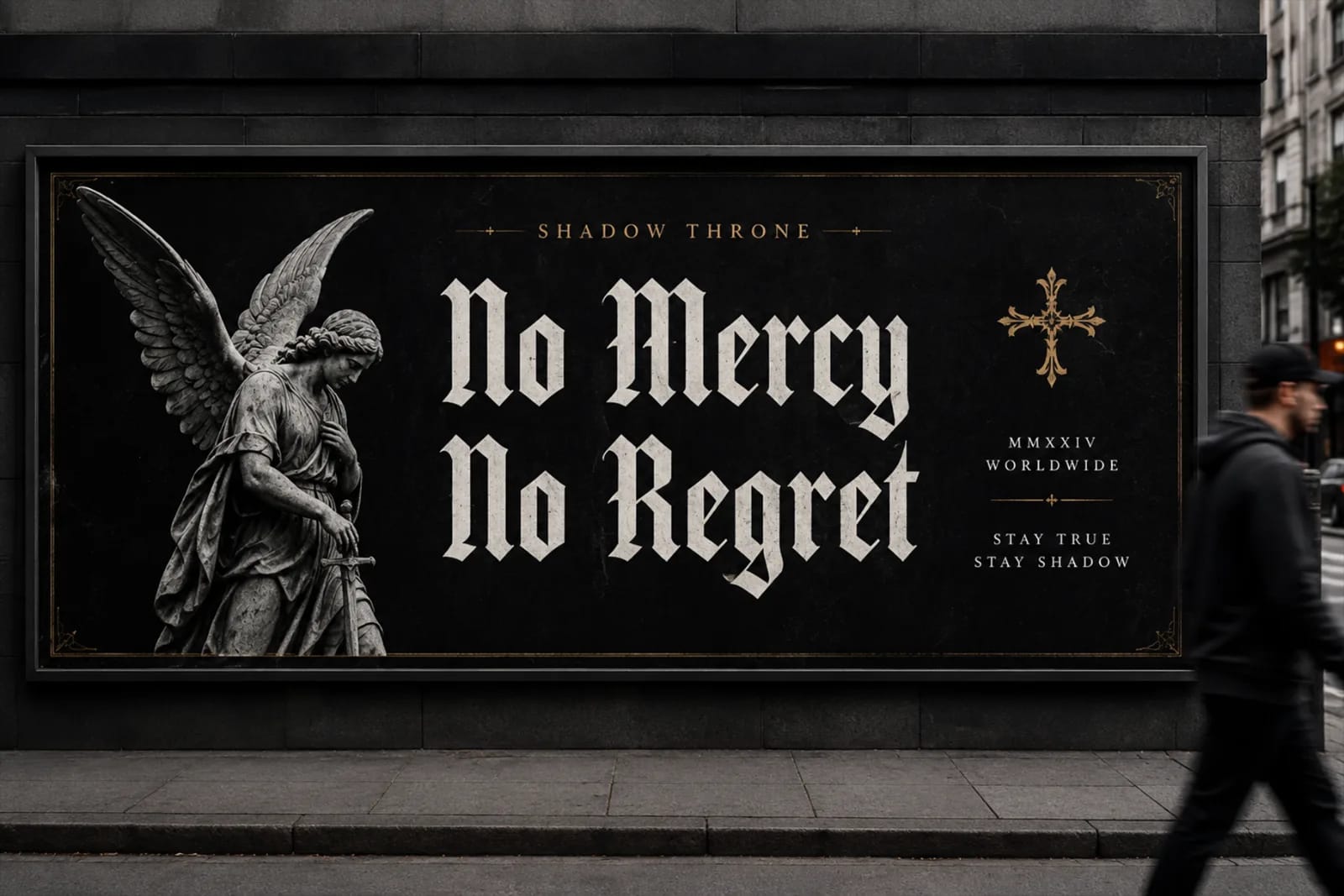 Shadow Throne – Modern Gothic Blackletter Font (preview 2 of 5)