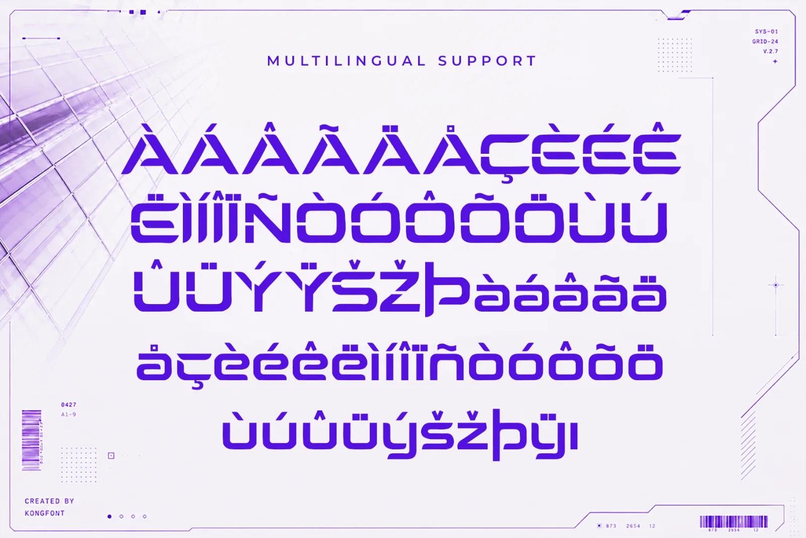 Void Protocol – Modern Techno Futuristic Display Font (preview 5 of 5)