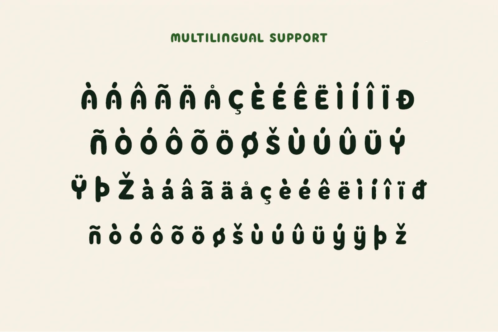 Solvia – Modern Playful Display Font (preview 5 of 5)