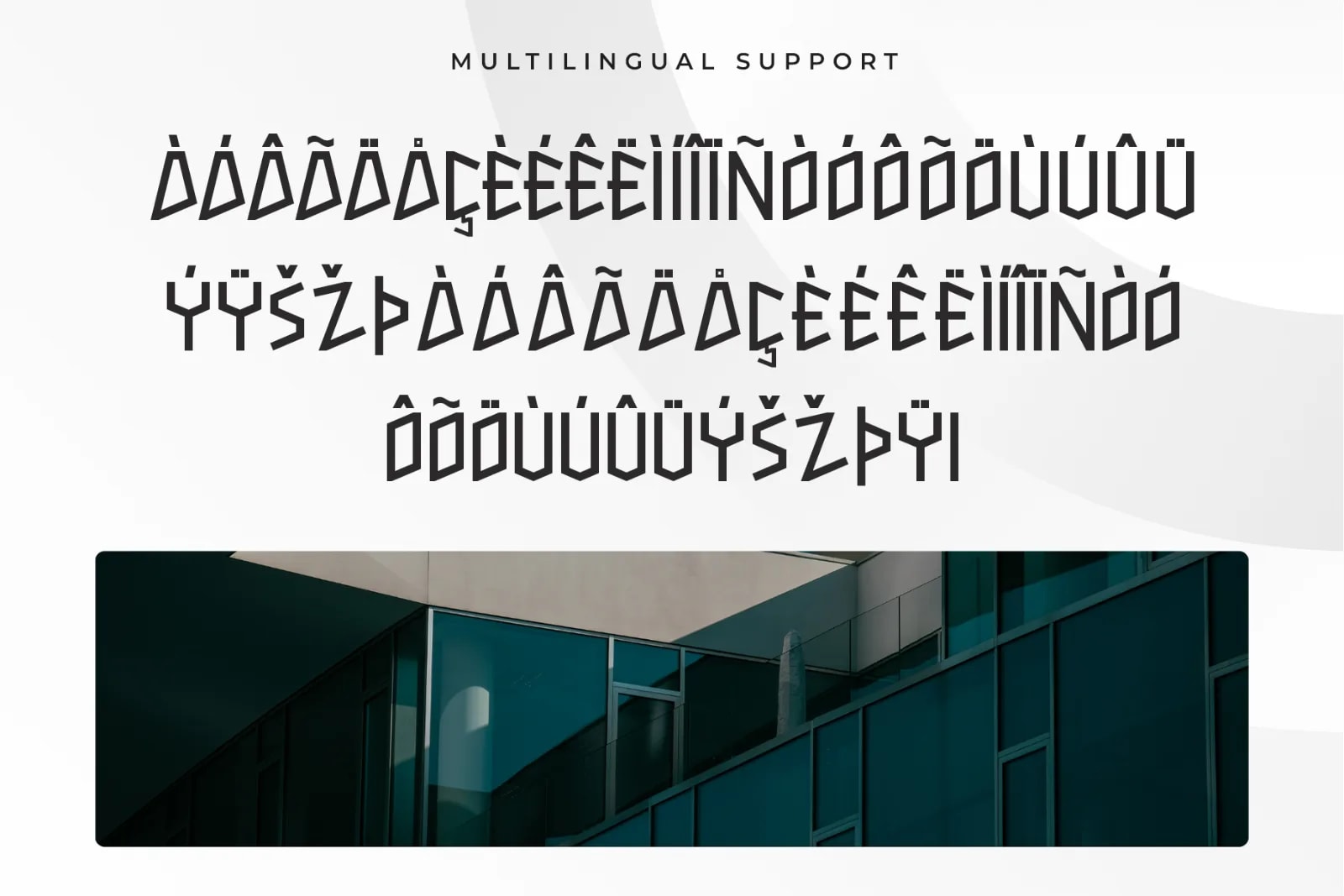 Reluxe – Modern Geometric Sans Serif Font (preview 5 of 5)