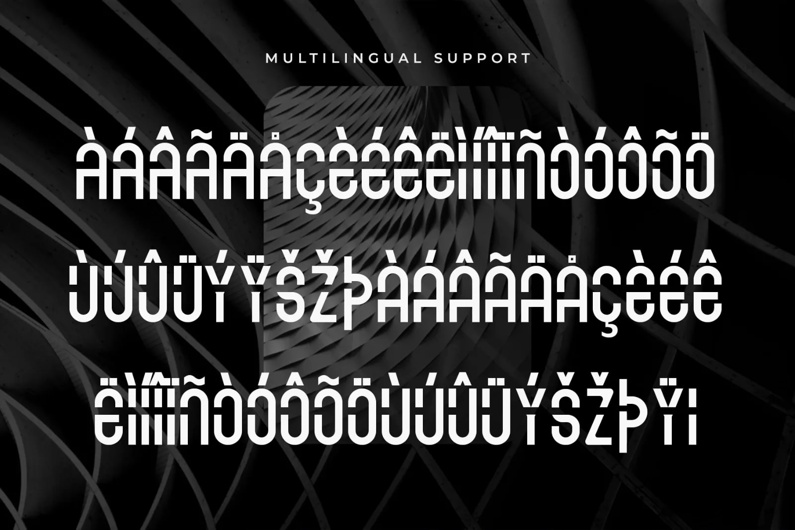 Noca – Modern Geometric Logo Display Font (preview 5 of 5)