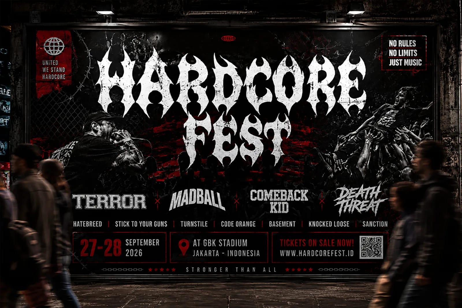 Two Step – Modern Hardcore Display Font (preview 2 of 5)