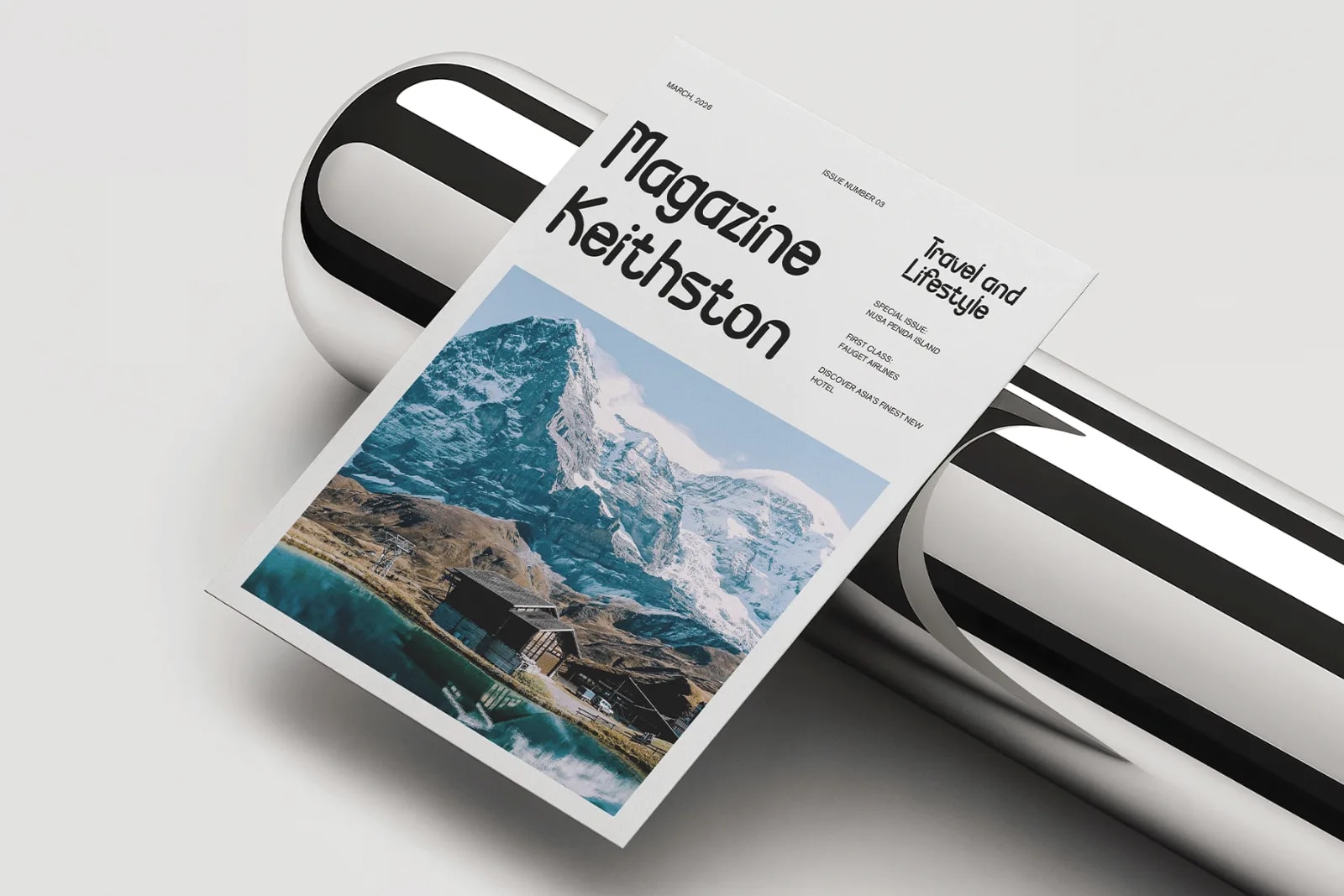 Notcher – Modern Ink Trap Display Font (preview 2 of 5)