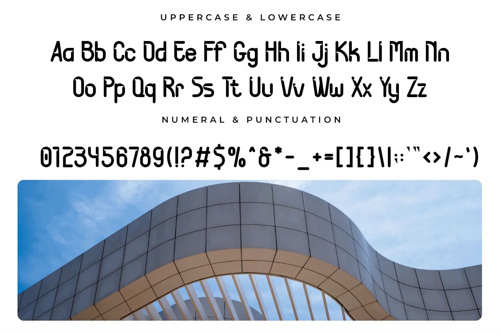 Notcher – Modern Ink Trap Display Font (preview 4 of 5)