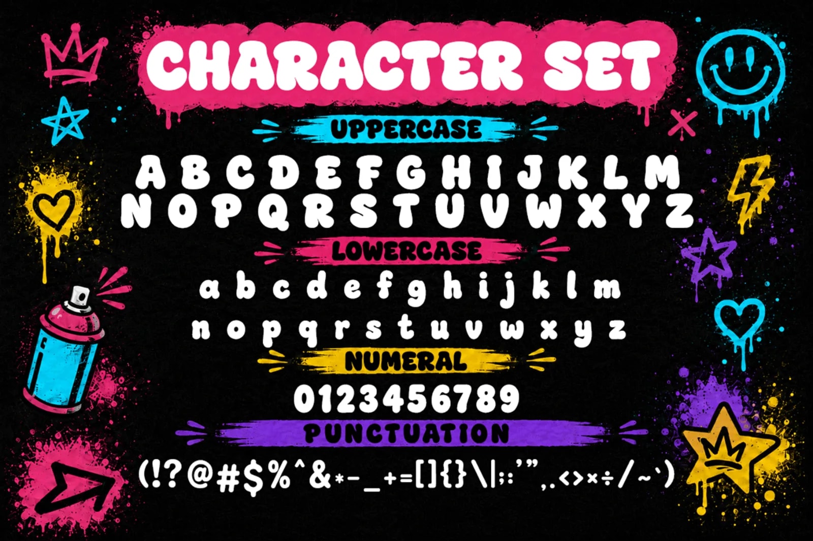 Bubble Vibes – Playful Graffiti Bubble Display Font (preview 4 of 5)