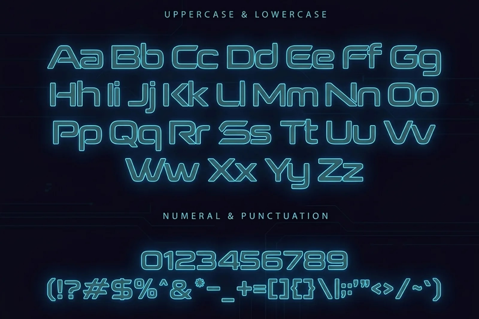 Nova Static – Modern Y2K Techno Display Font (preview 4 of 5)