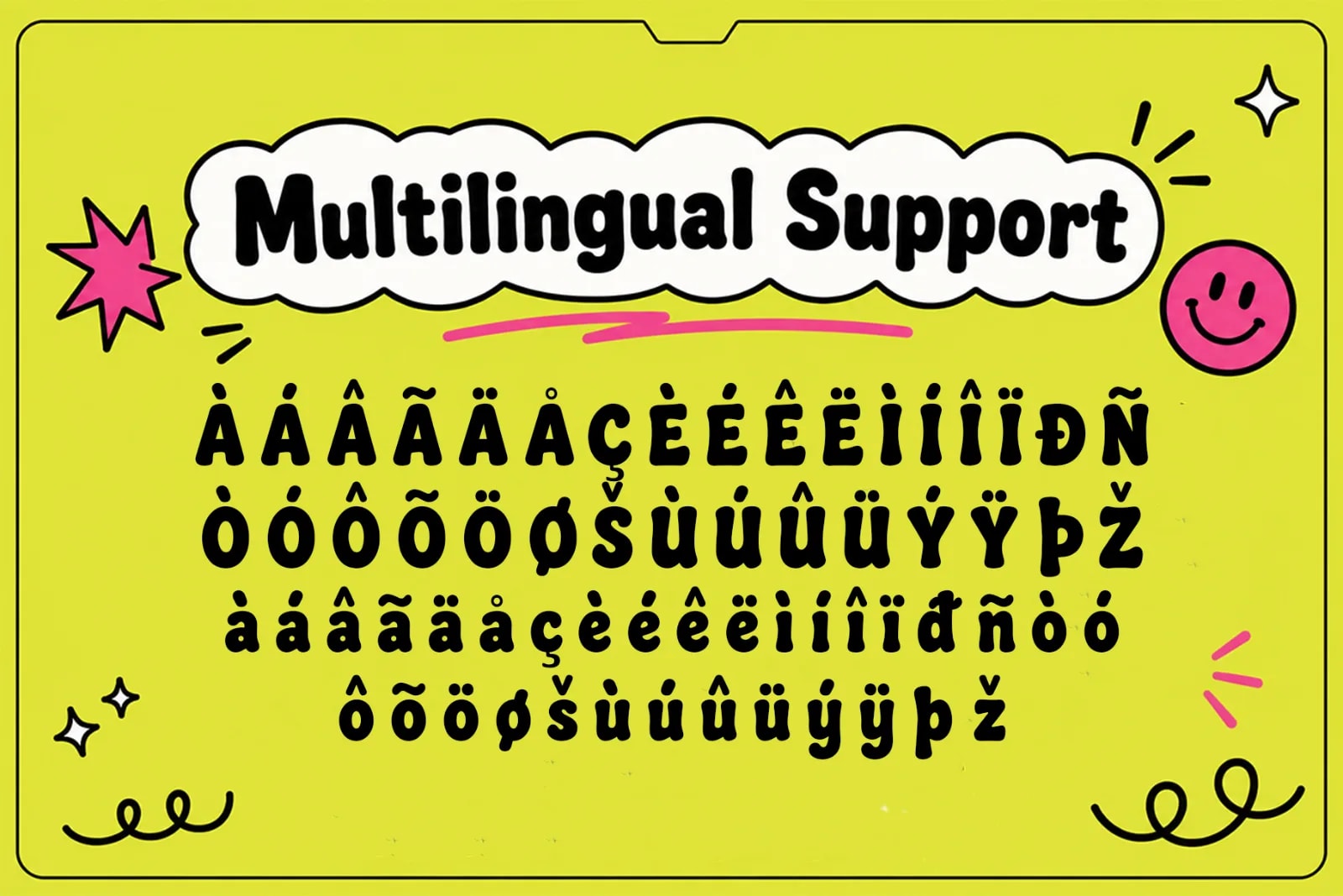 Viral Punch – Fun Bold Playful Display Font (preview 5 of 5)