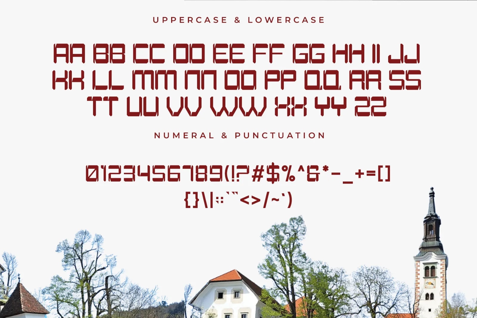 Vocmere – Modern Geometric Display Font (preview 4 of 5)