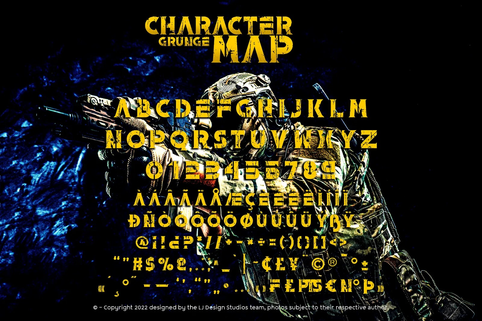 War Elite font (preview 3 of 4)