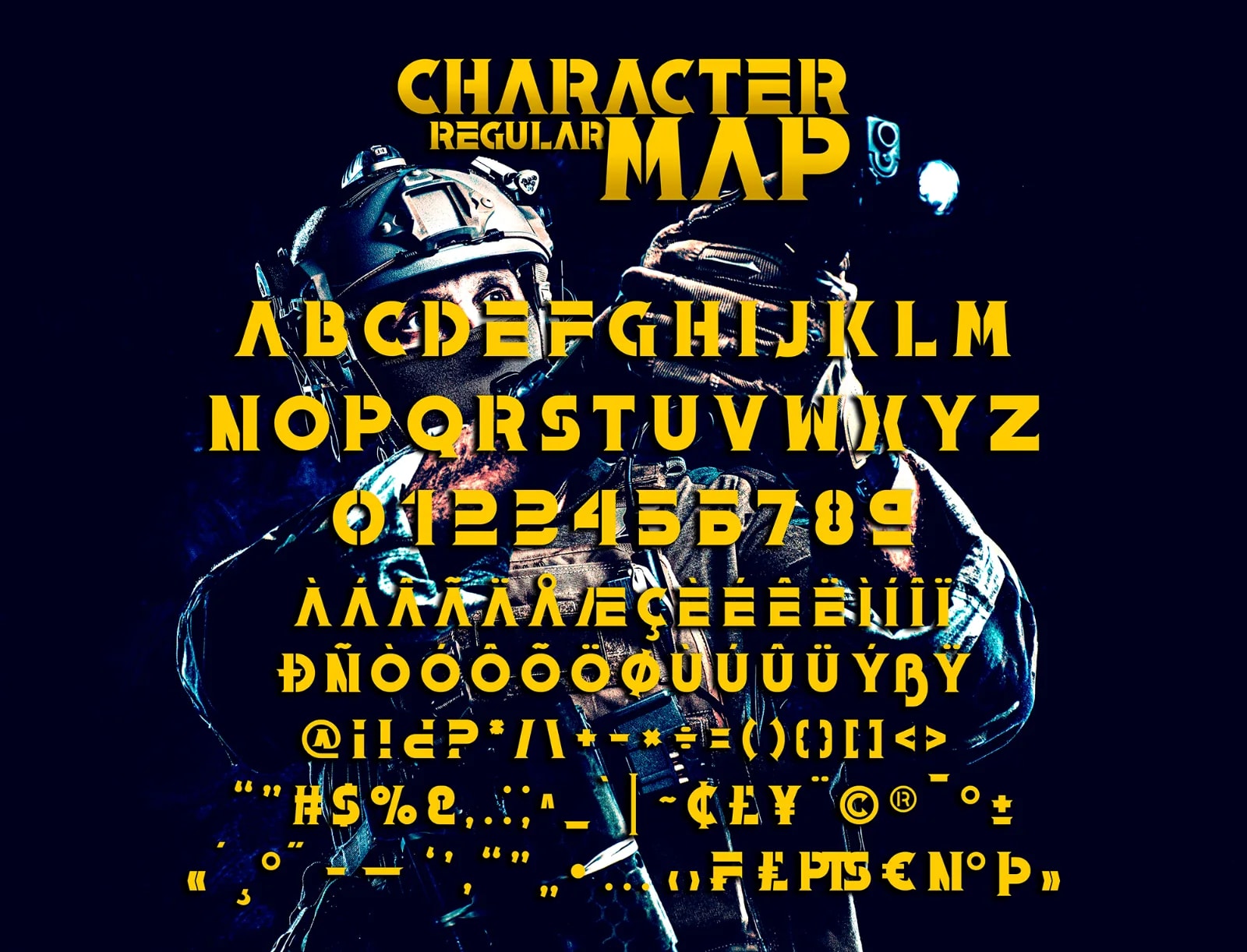 War Elite font (preview 2 of 4)