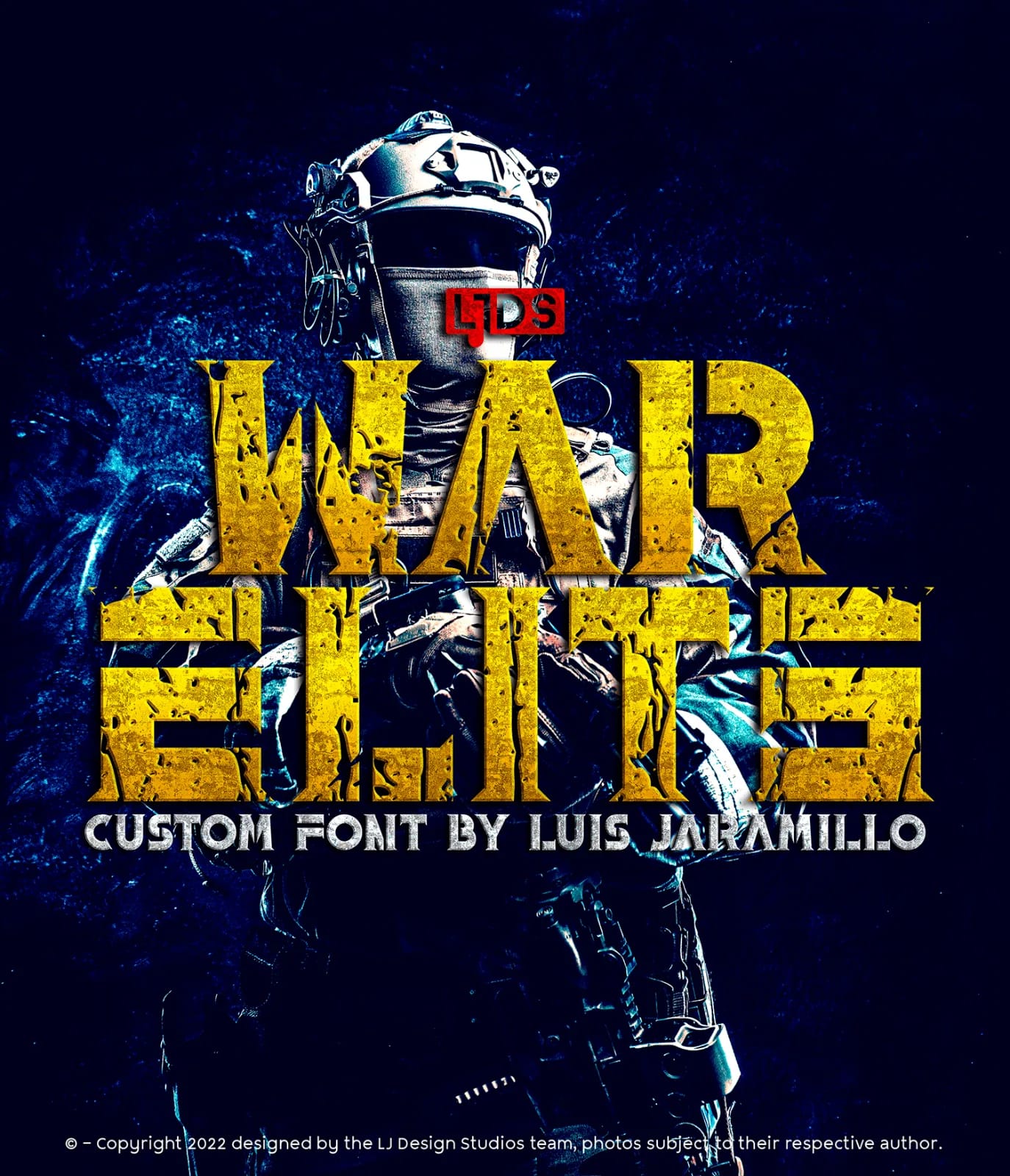 War Elite font (preview 4 of 4)