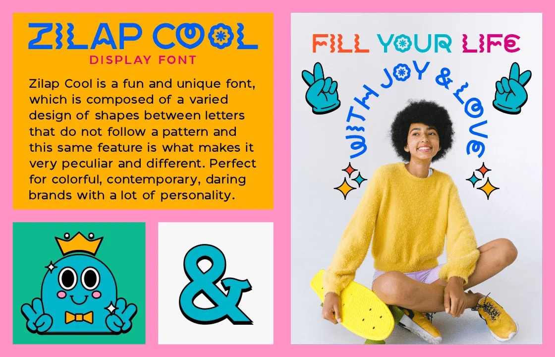 Zilap Cool Font (preview 3 of 6)
