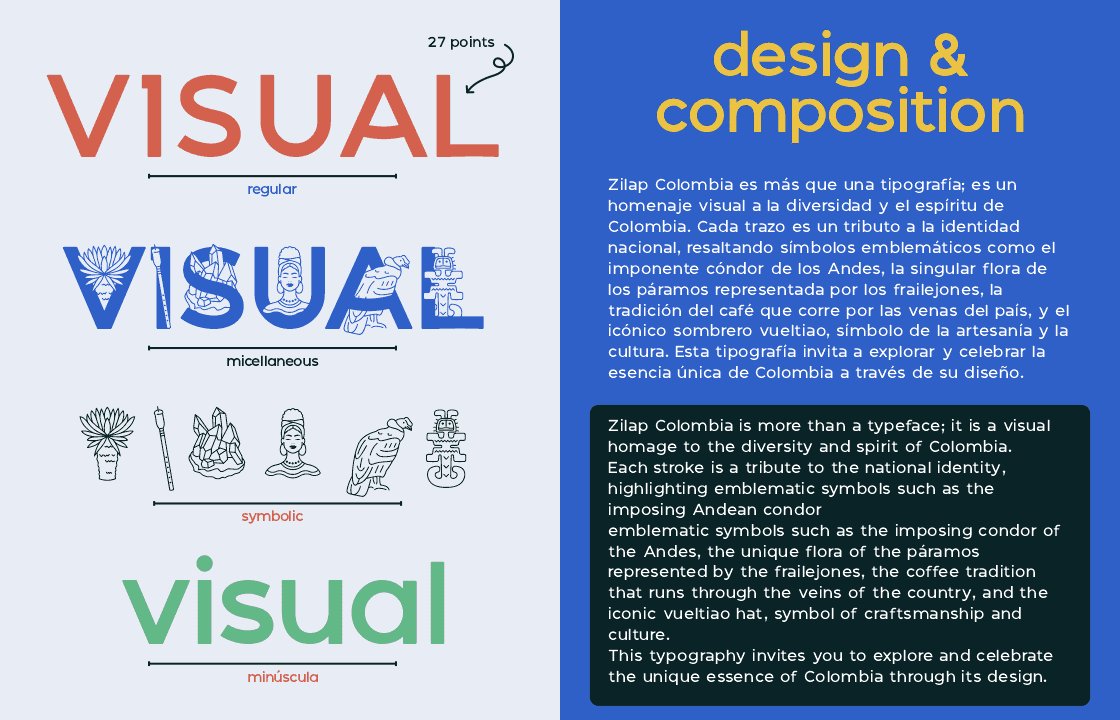 Zilap Colombia font (preview 2 of 6)