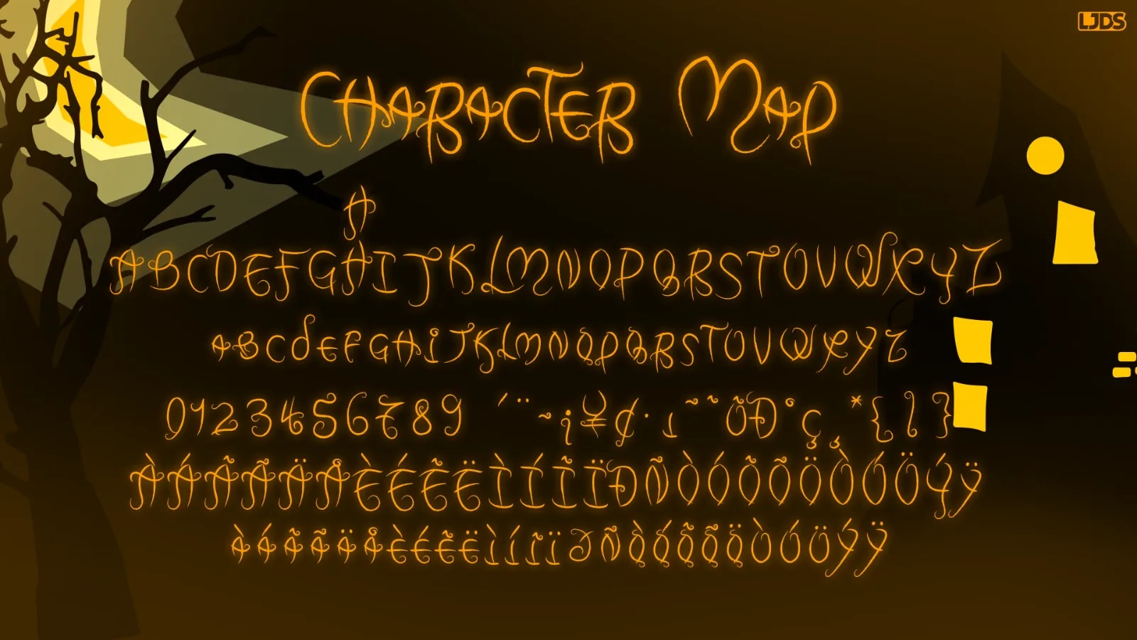 My Dark Halloween Font (preview 2 of 4)
