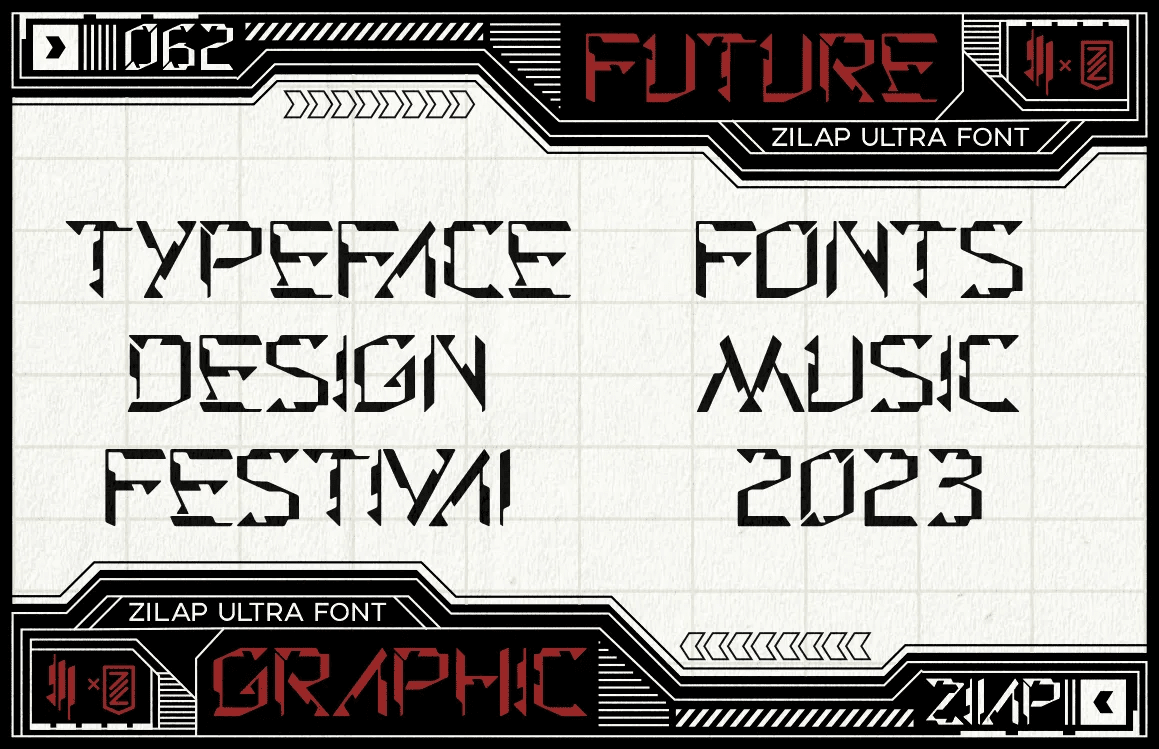 Zilap Ultra font (preview 3 of 3)