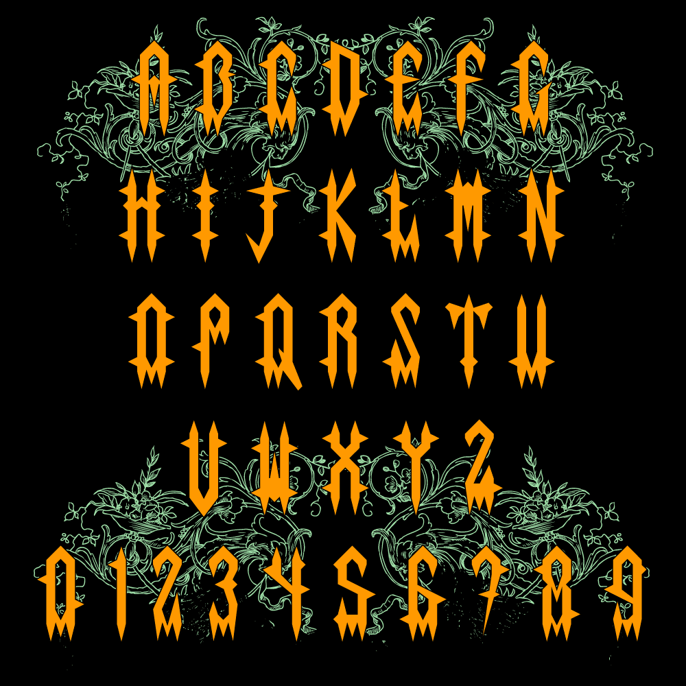 Taste Death font (preview 2 of 2)