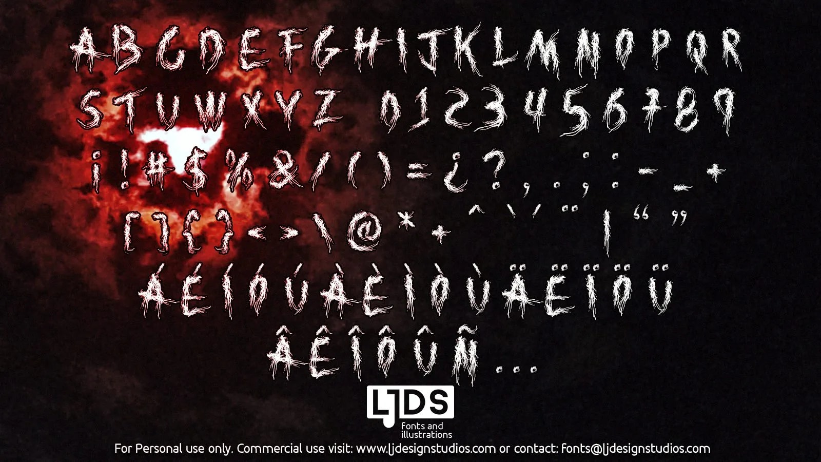 Brutal Night font (preview 2 of 3)