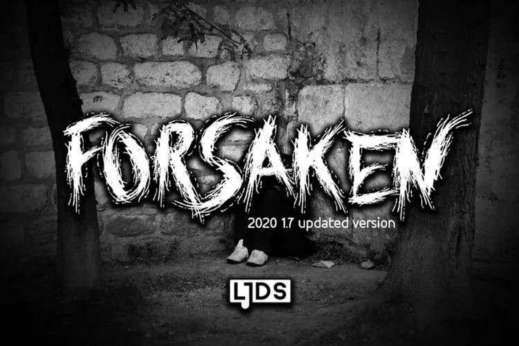 Forsaken font (preview 6 of 6)