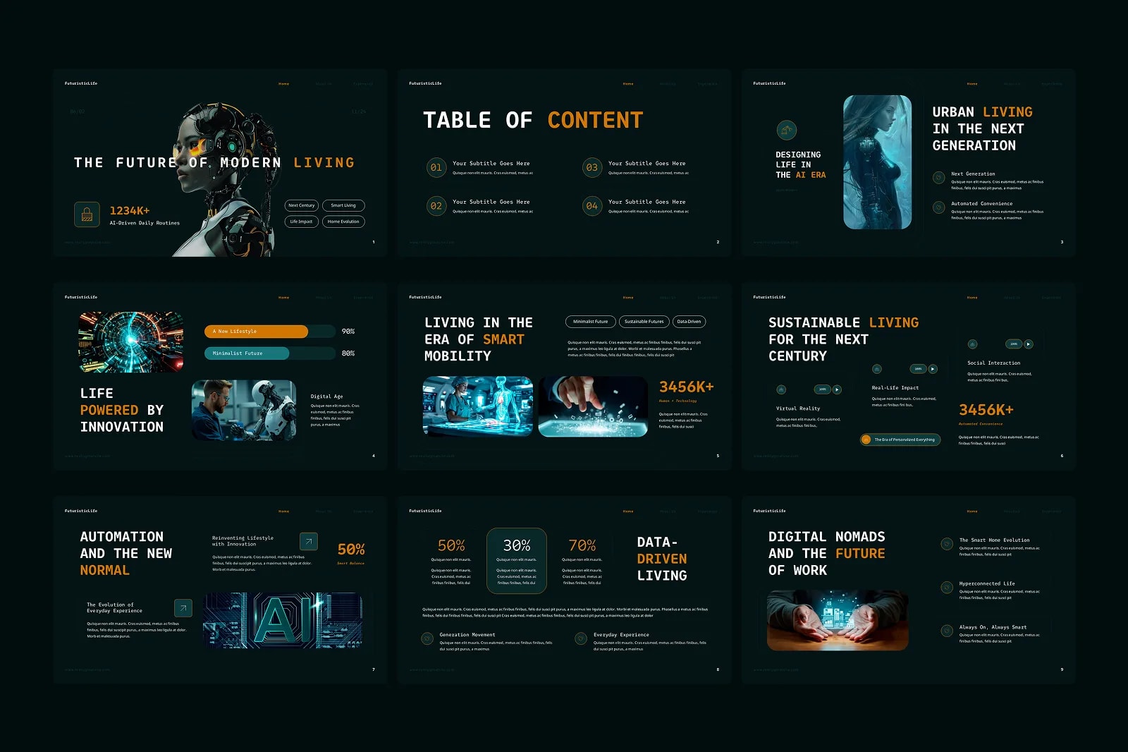 Futuristic Lifestyle Presentation (preview 2 of 3)