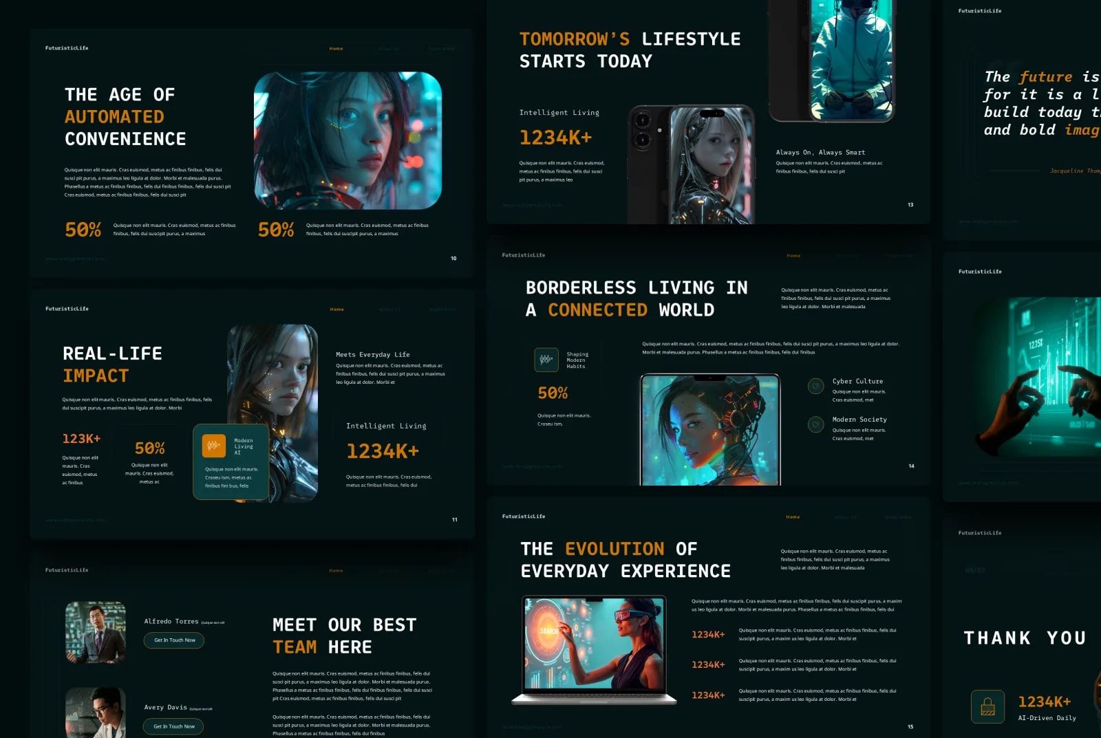 Futuristic Lifestyle Presentation (preview 3 of 3)