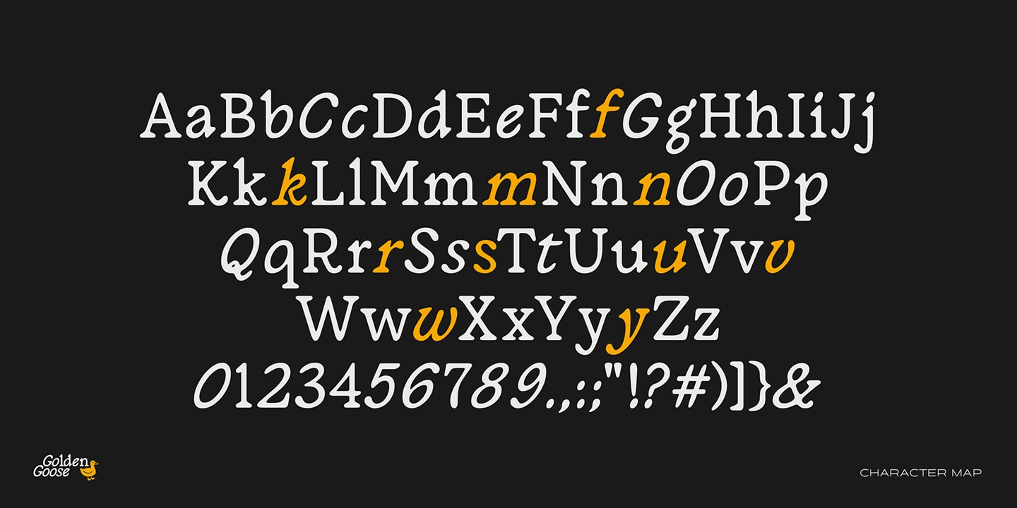 Golden Goose — Italic Infused Contemporary Serif Font (preview 2 of 4)