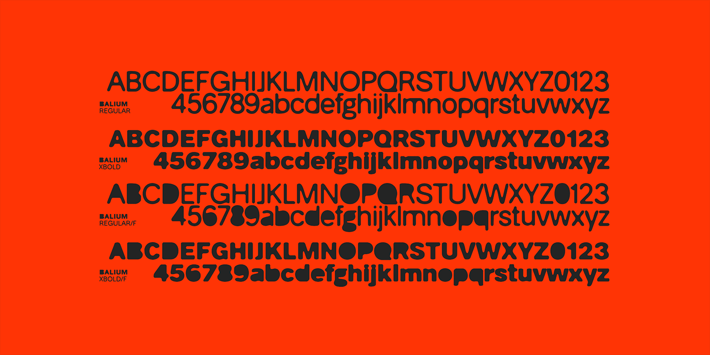 Balium Blur — Distorted Sans Serif Display Font (preview 3 of 4)