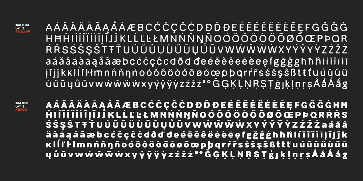 Balium Blur — Distorted Sans Serif Display Font (preview 4 of 4)