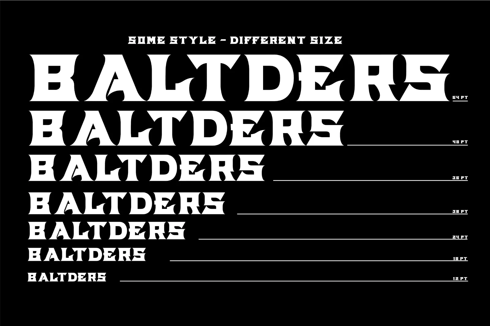Baltders – Bold & Strong Display Typeface (preview 5 of 6)