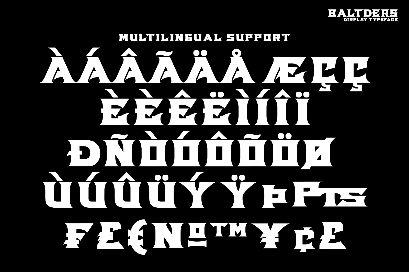 Baltders – Bold & Strong Display Typeface (preview 3 of 6)