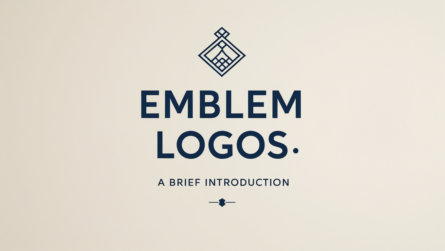 Emblem Logos: A Brief Introduction
