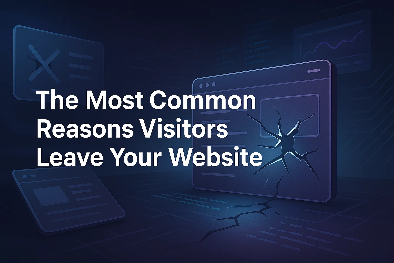 The Most Common Reasons Visitors Leave Your Website