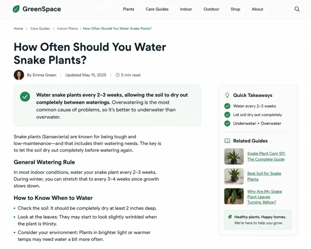 Webpage showing the answer highlighted within the first lines of content.