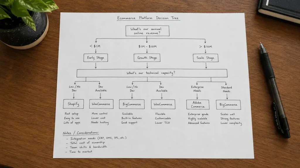 Platform choice decision tree